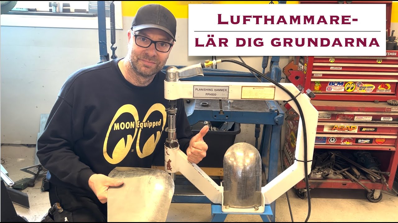 Forma plåt med lufthammare, grunderna