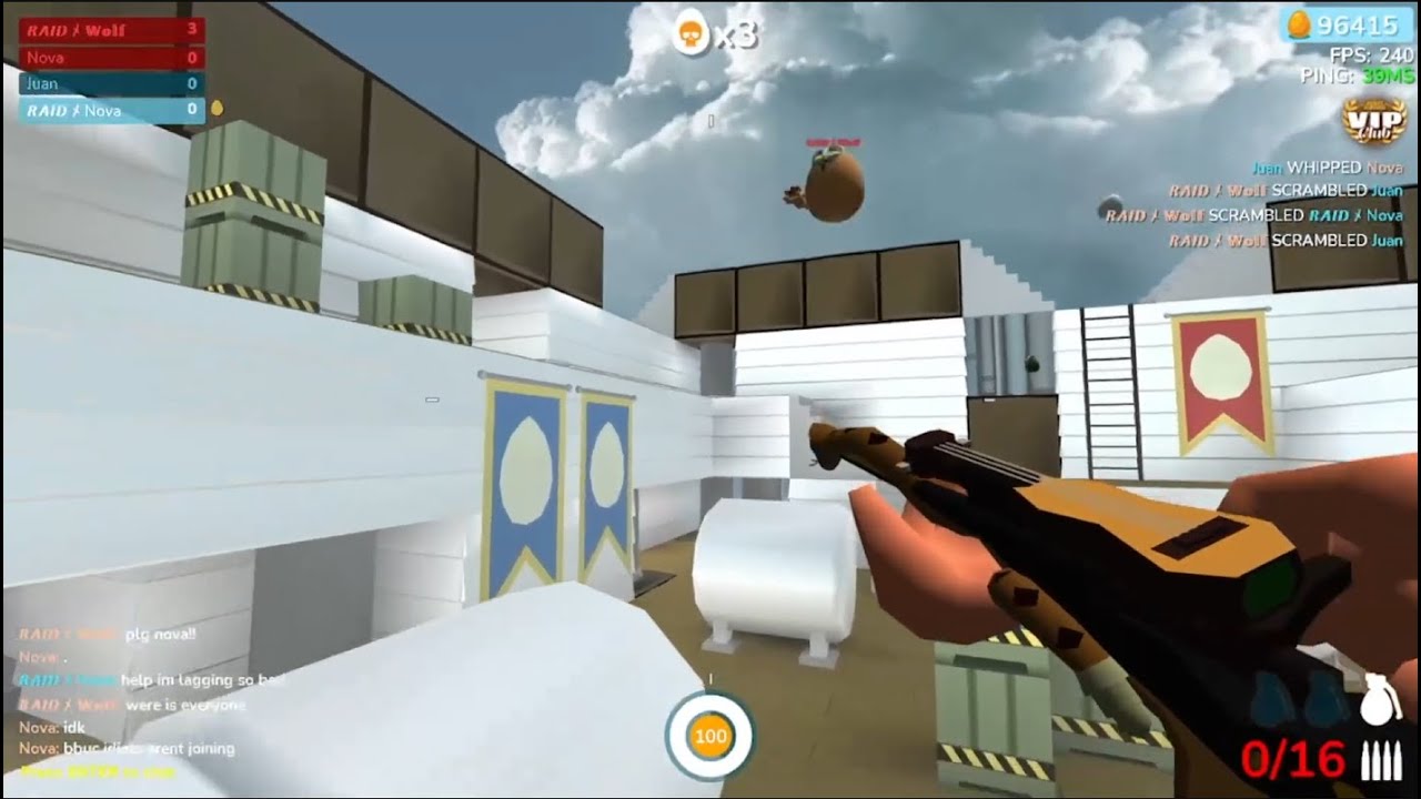 Сбой в игре Shell Shockers 01.09.2021