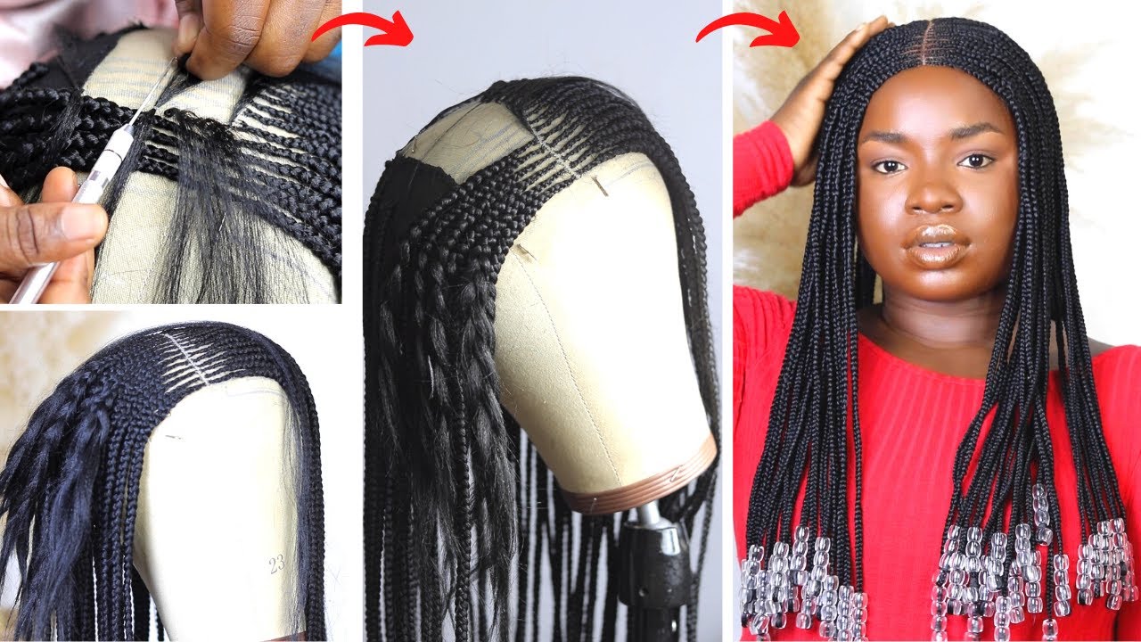 DIY GHANA WEAVING WIG WITHOUT CLOSURE *Beginners Friendly*