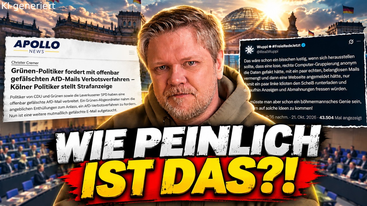 AfD-Verbot: CDU und Gr&uuml;ne fallen auf mutma&szlig;liche Fake-Mails herein!