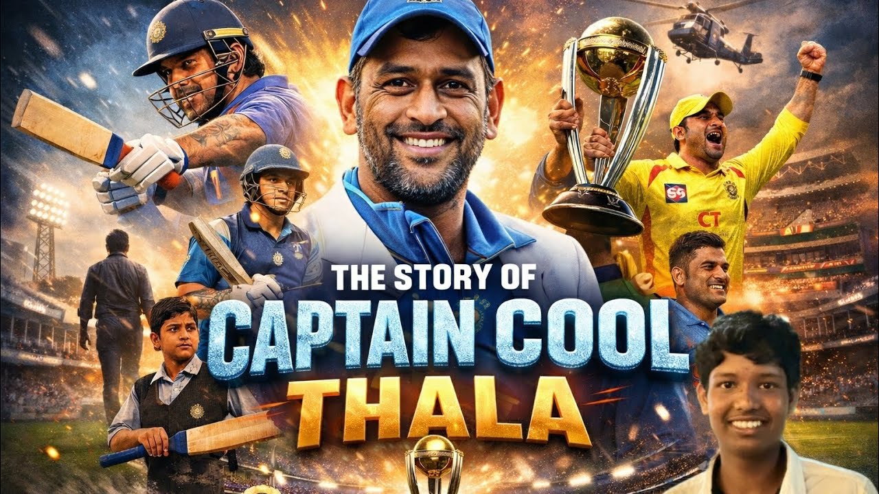 The story of caption cool.. the THALA💥💗