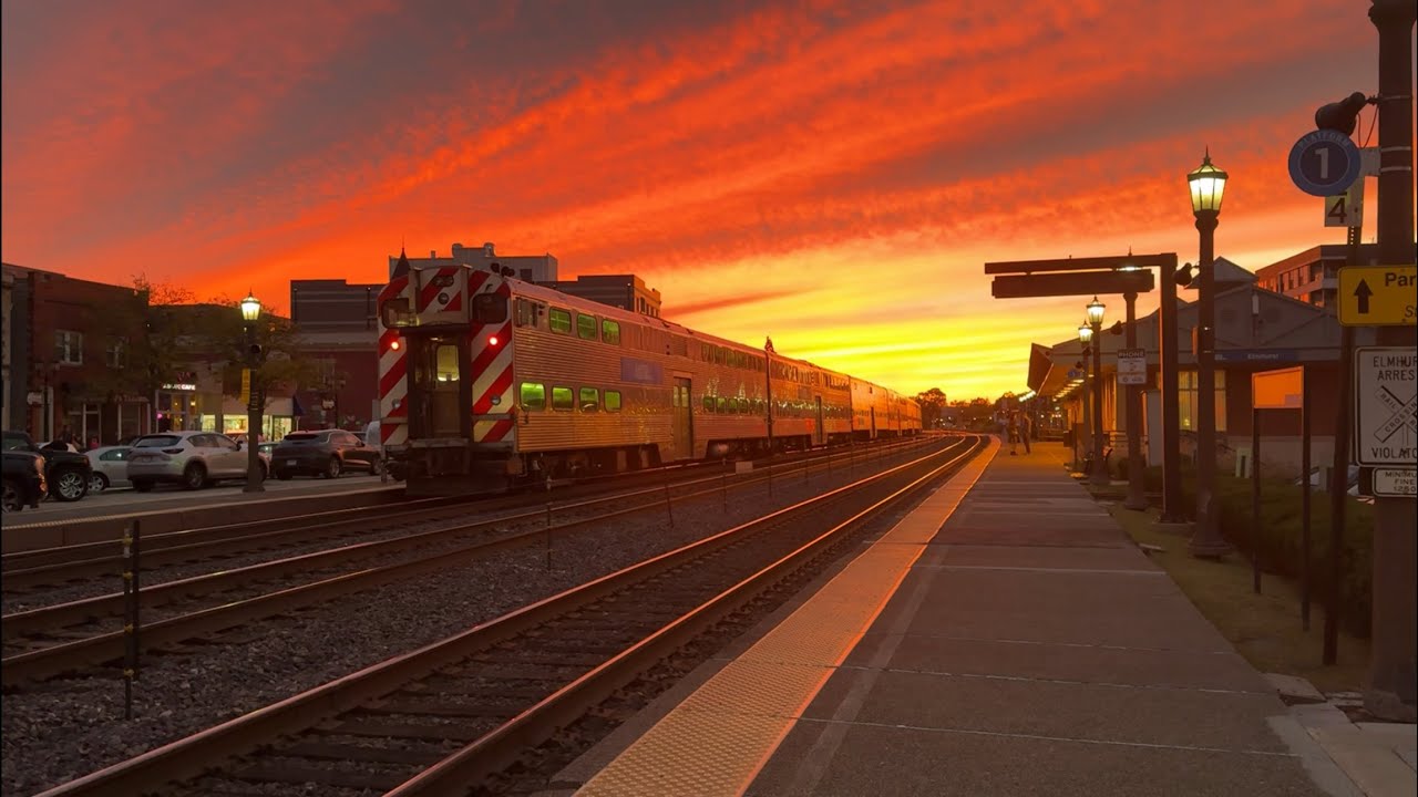 The Complete Metra Evening Rush Hour At Elmhurst On September 27, 2024