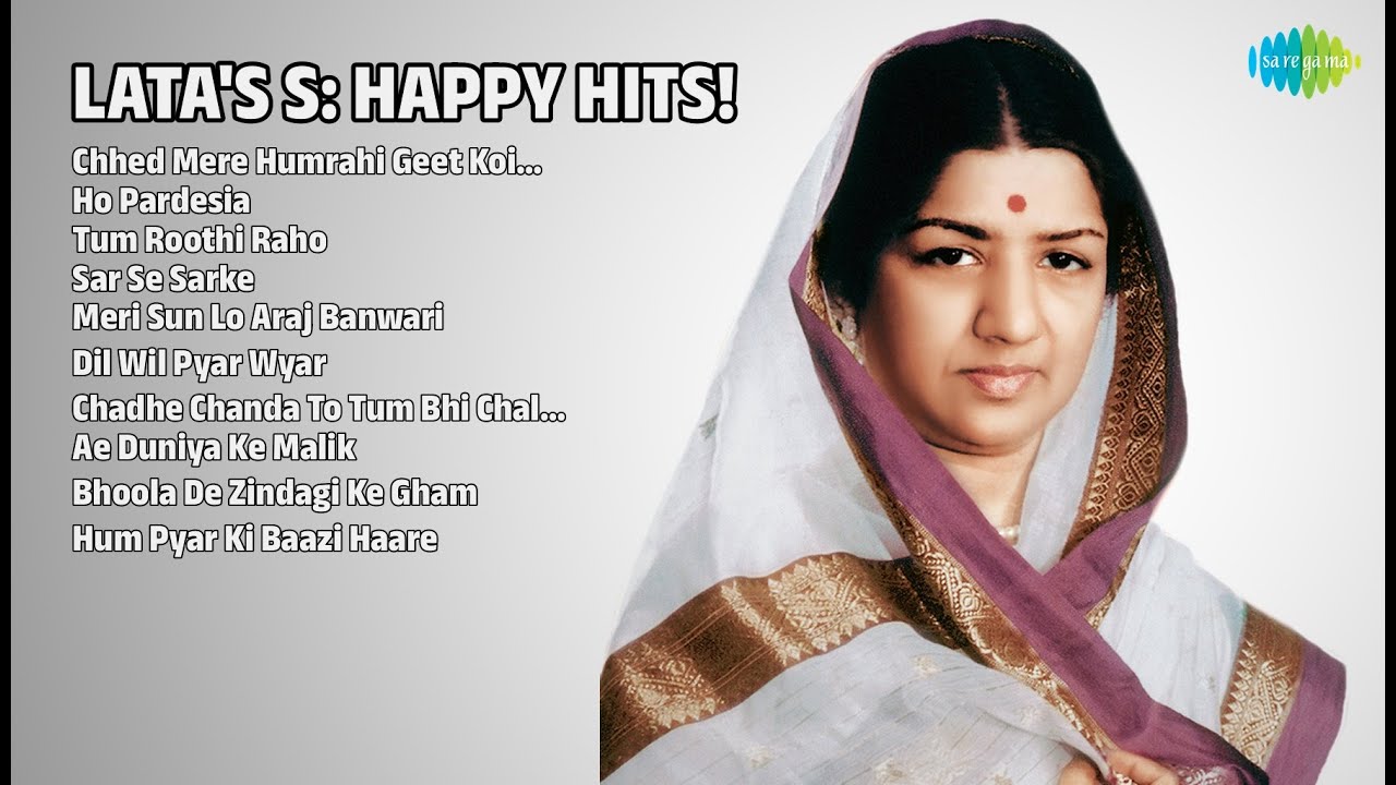 लता जी के खुश गाने | Lata Mangeshkar Songs | Chhed Mere Humrahi Geet Koi Aisa | Ho Pardesia