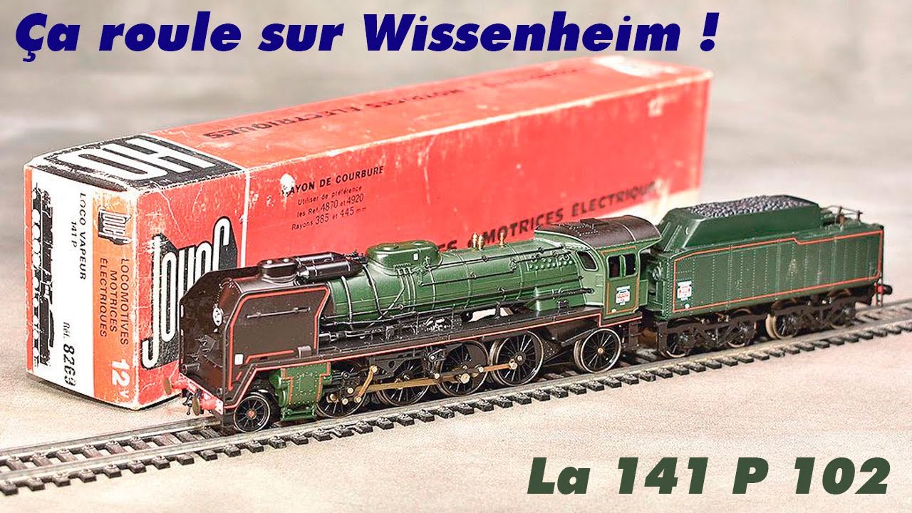 Ça roule sur Wissenheim - La 141 P 102 Jouef (Champagnole)