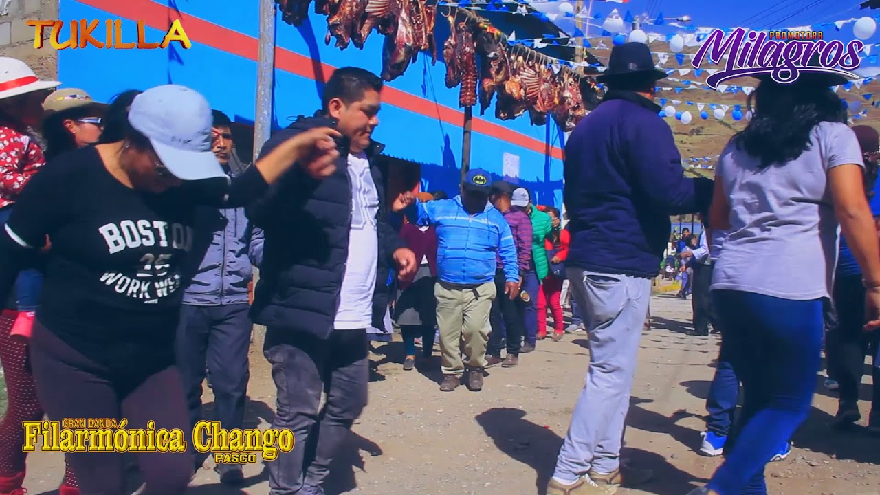 BANDA FILARMONICA  GHANGO - MULIZA - MIX HUAYNOS - CAJAMARQUILLA PASCO 2018 - TUKILLA PERU