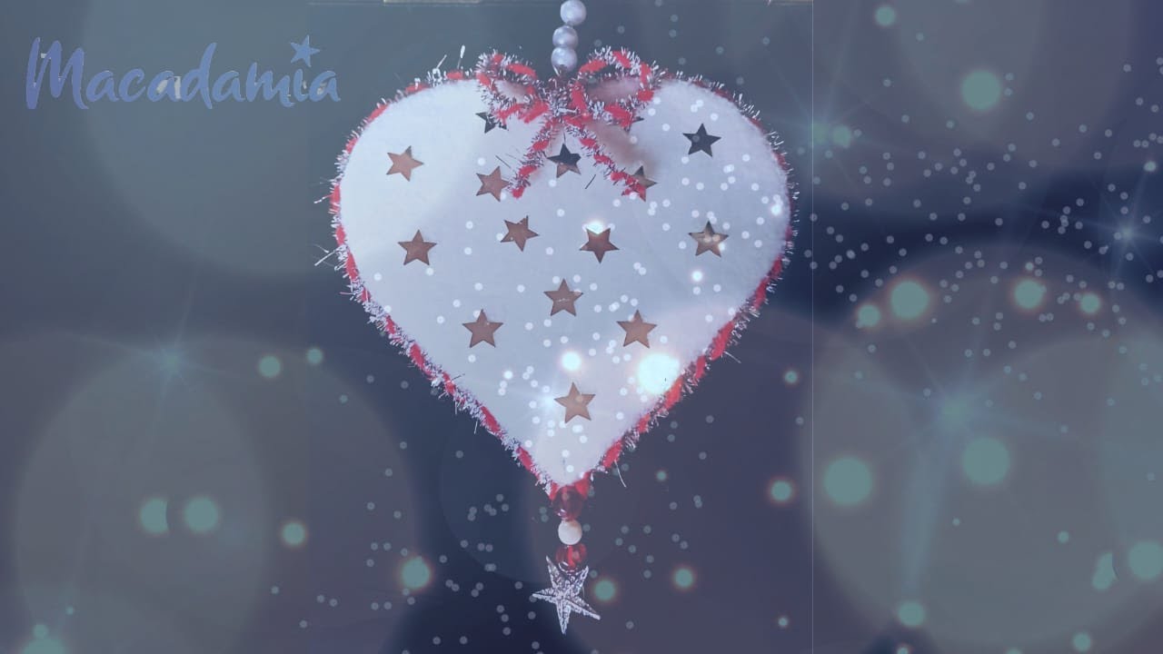 Il Magico Cuore di Natale - DECORAZIONI NATALIZIE FAI DA TE - Macadamia Handmade