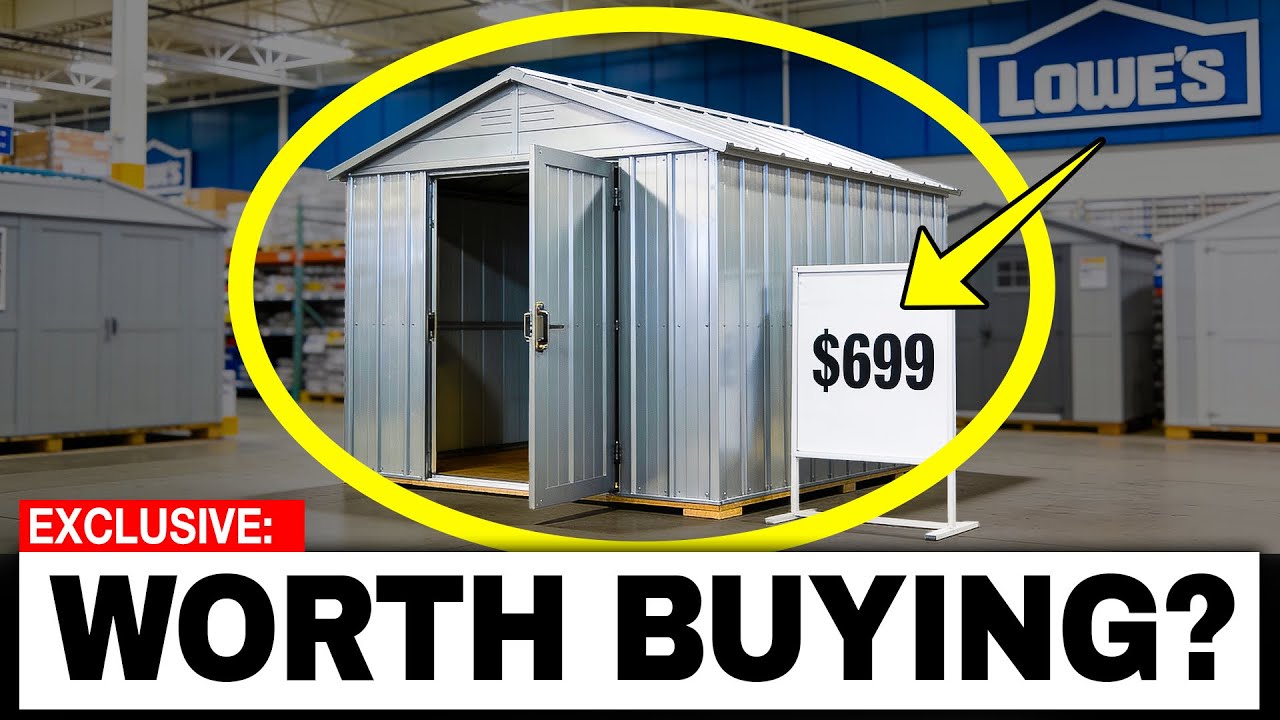 2 Lowe’s Storage Sheds To AVOID At ALL Costs (And 11 That Are ACTUALLY Worth It)