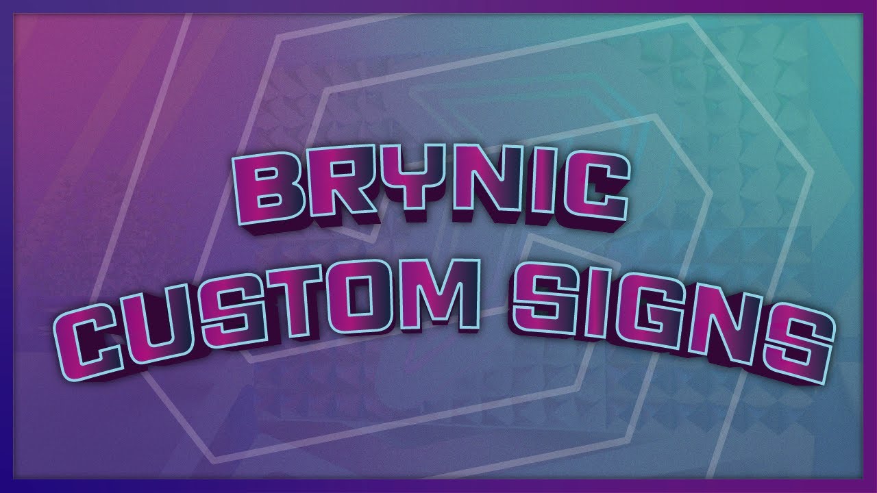 The Most Customizable RGB Signs In The World