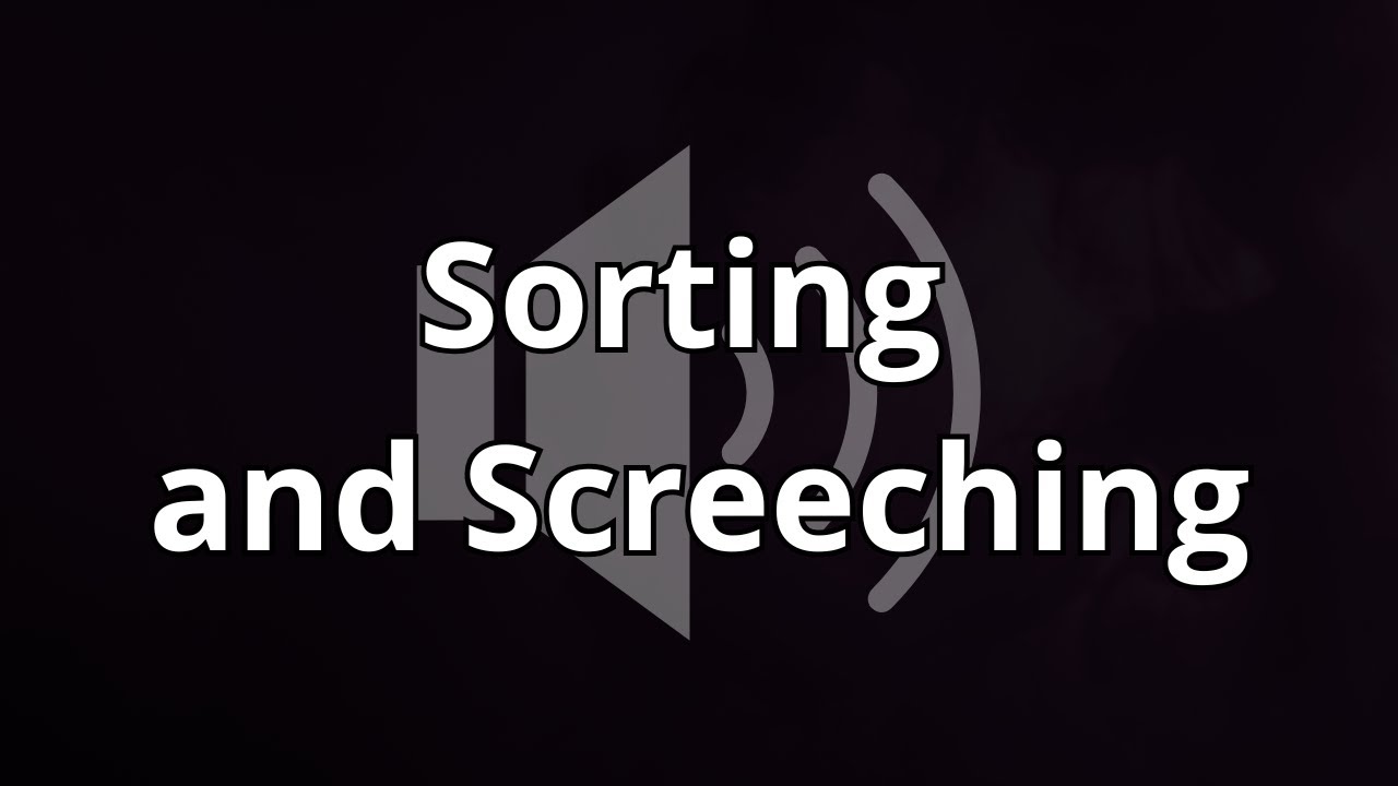 Sorting and Screeching Clothing Rack Sound Effect