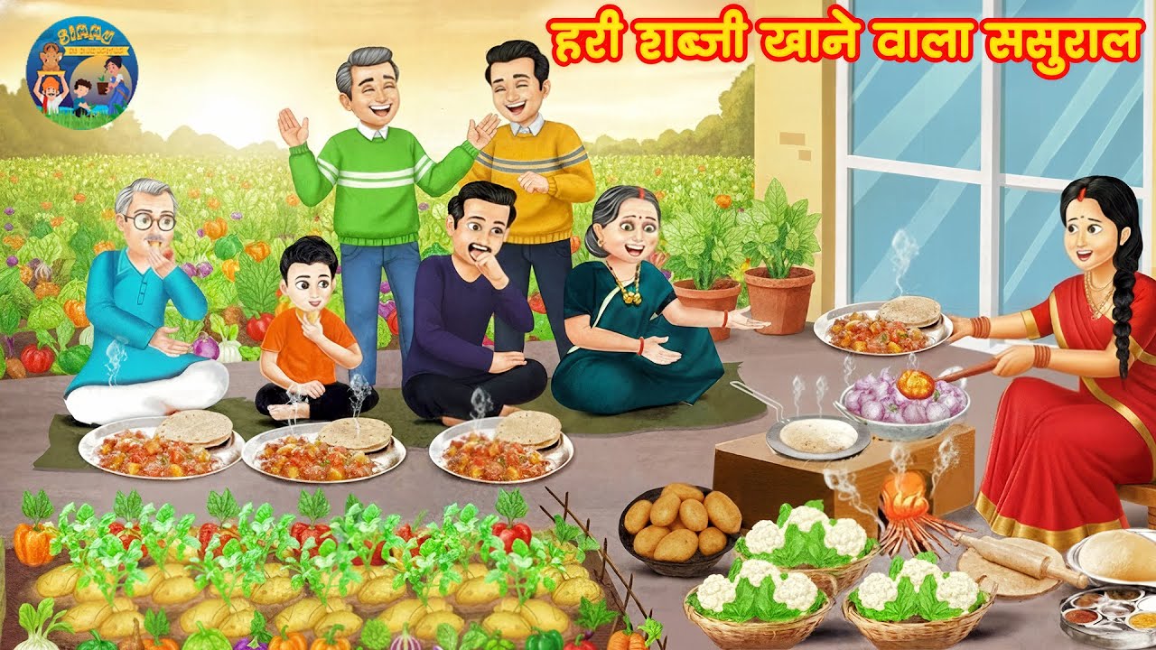 #Kahani - हरी शब्जी खाने वाला ससुराल | in-laws who eat green vegetables | Hindi Stories | Saas Bahu