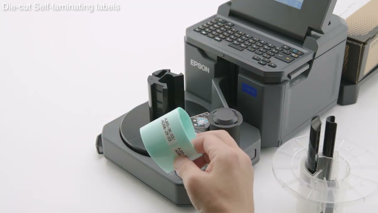 How to perform die cut label printing using LW Z5000 Series