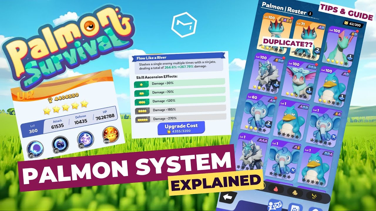 Palmon Survival Hero Tips & Guide: Upgrade, Star, Skill, and Type Explained