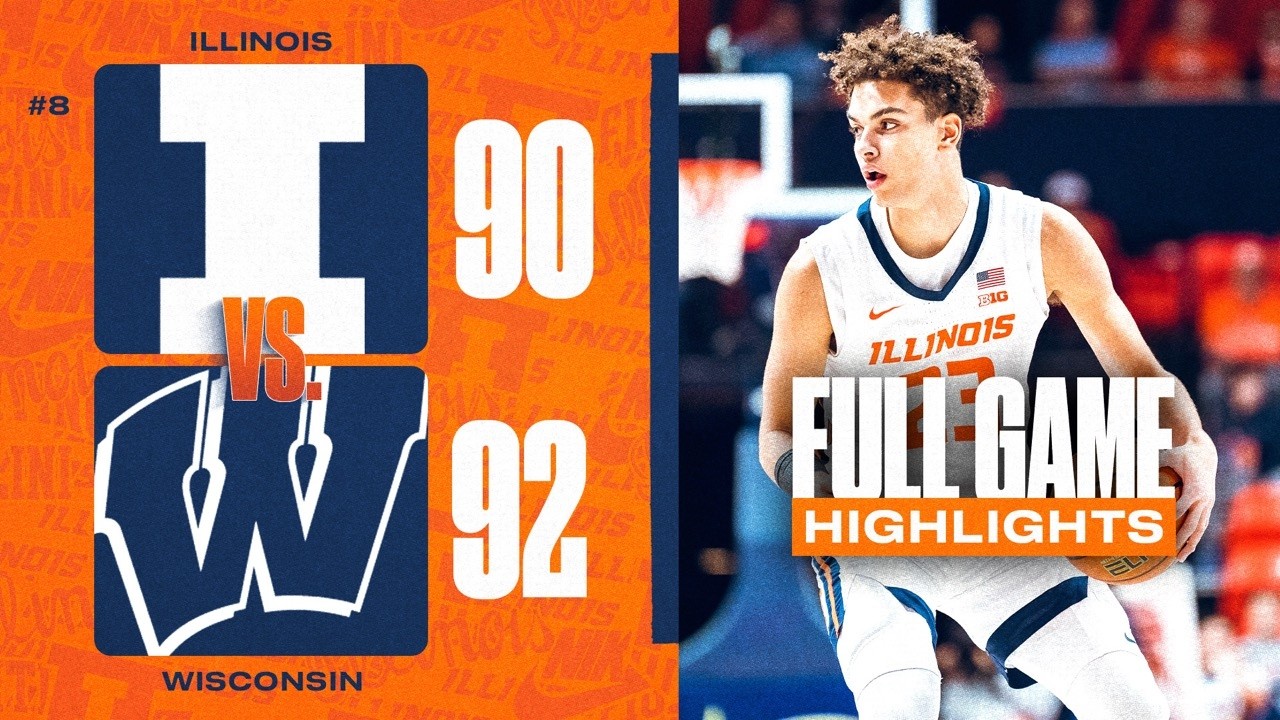 #8 Illinois vs. Wisconsin | Full Game Highlights 2/10/26