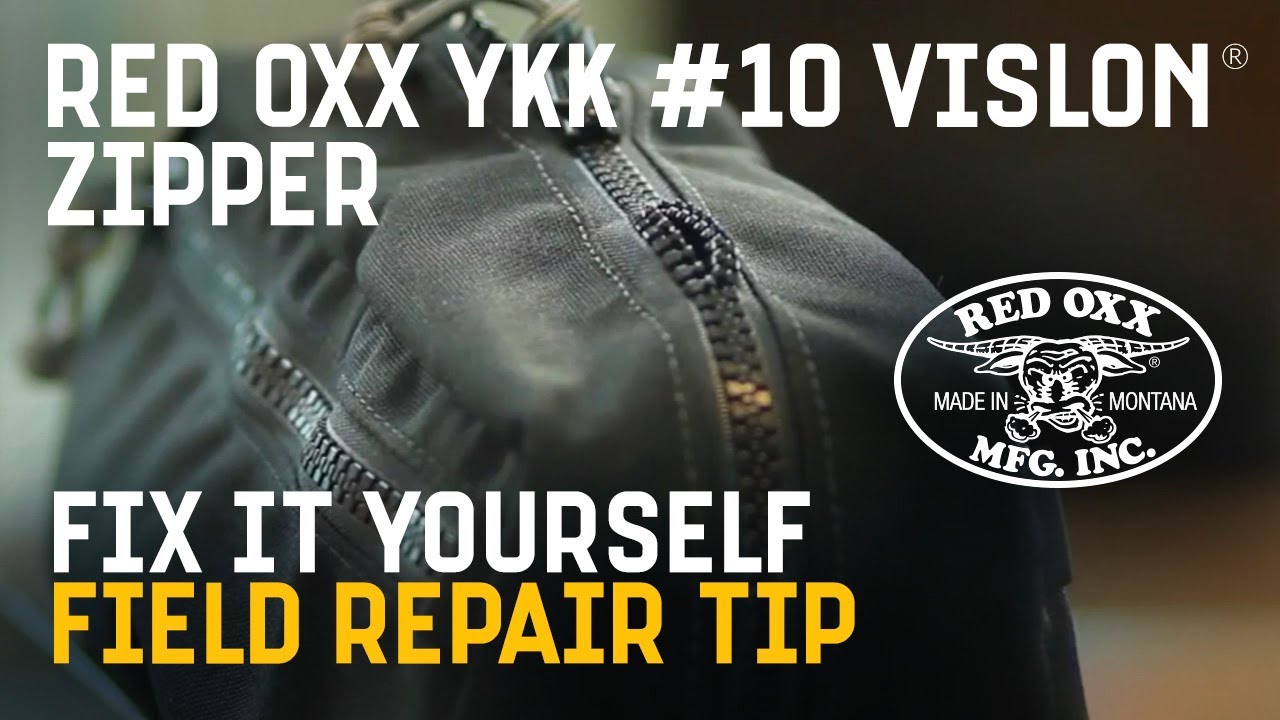 Red Oxx YKK #10 VISLON&reg; Zipper Fix It Yourself Field Repair Tip