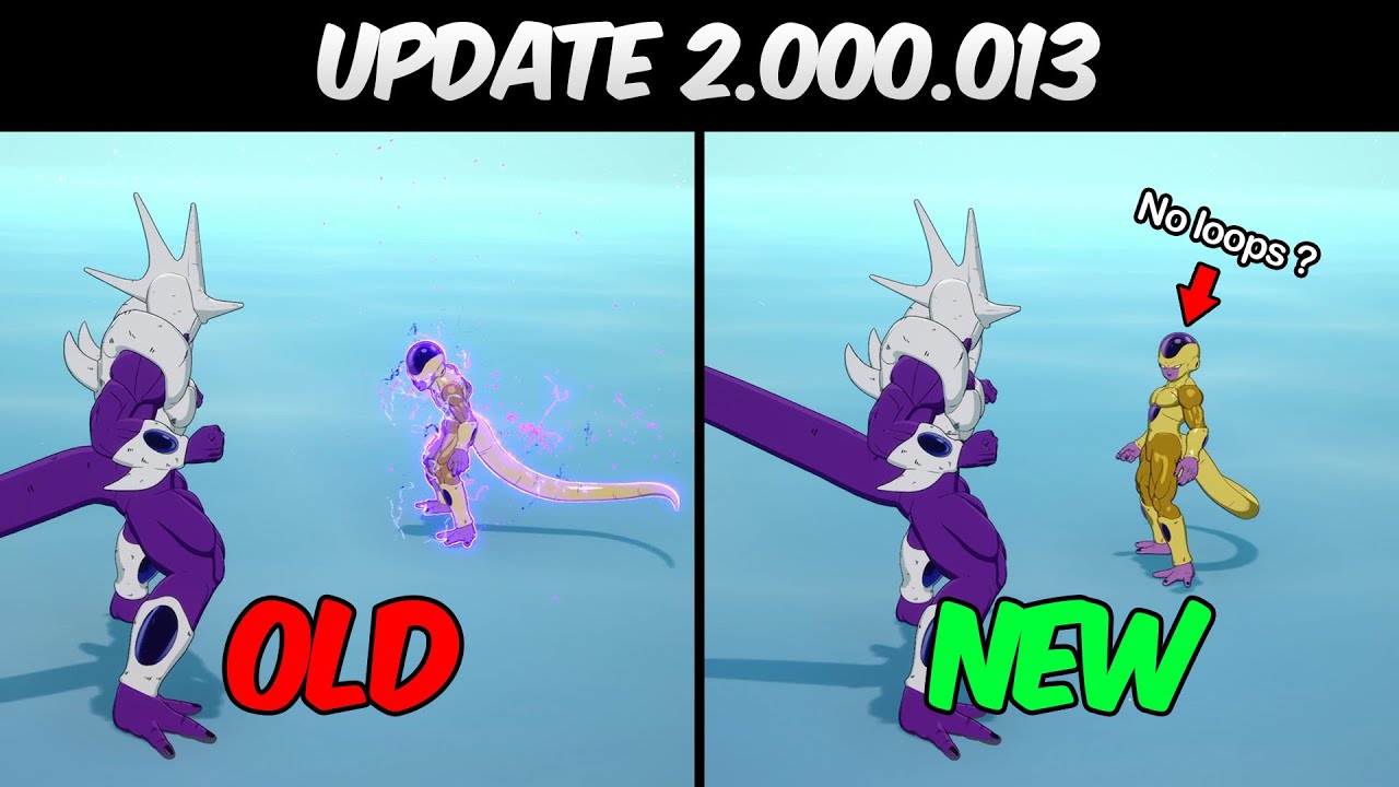 NEW Sparking! ZERO Update 2.000.013 Side by Side Comparison | DRAGON BALL: Sparking! ZERO