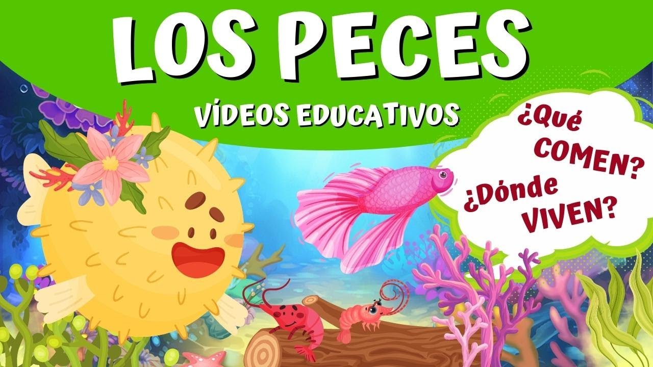 LOS PECES. ¿Qué COMEN y dónde VIVEN los peces?