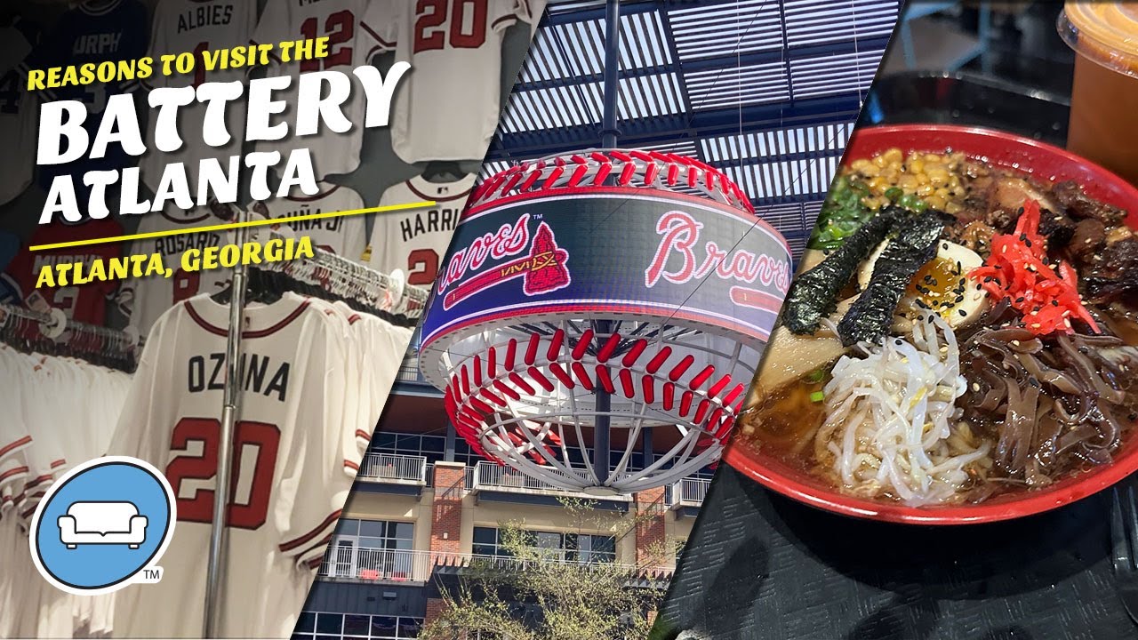Sightseeing, Dining, and Shopping! At the Battery Atlanta and Truist Park Home of the Atlanta Braves