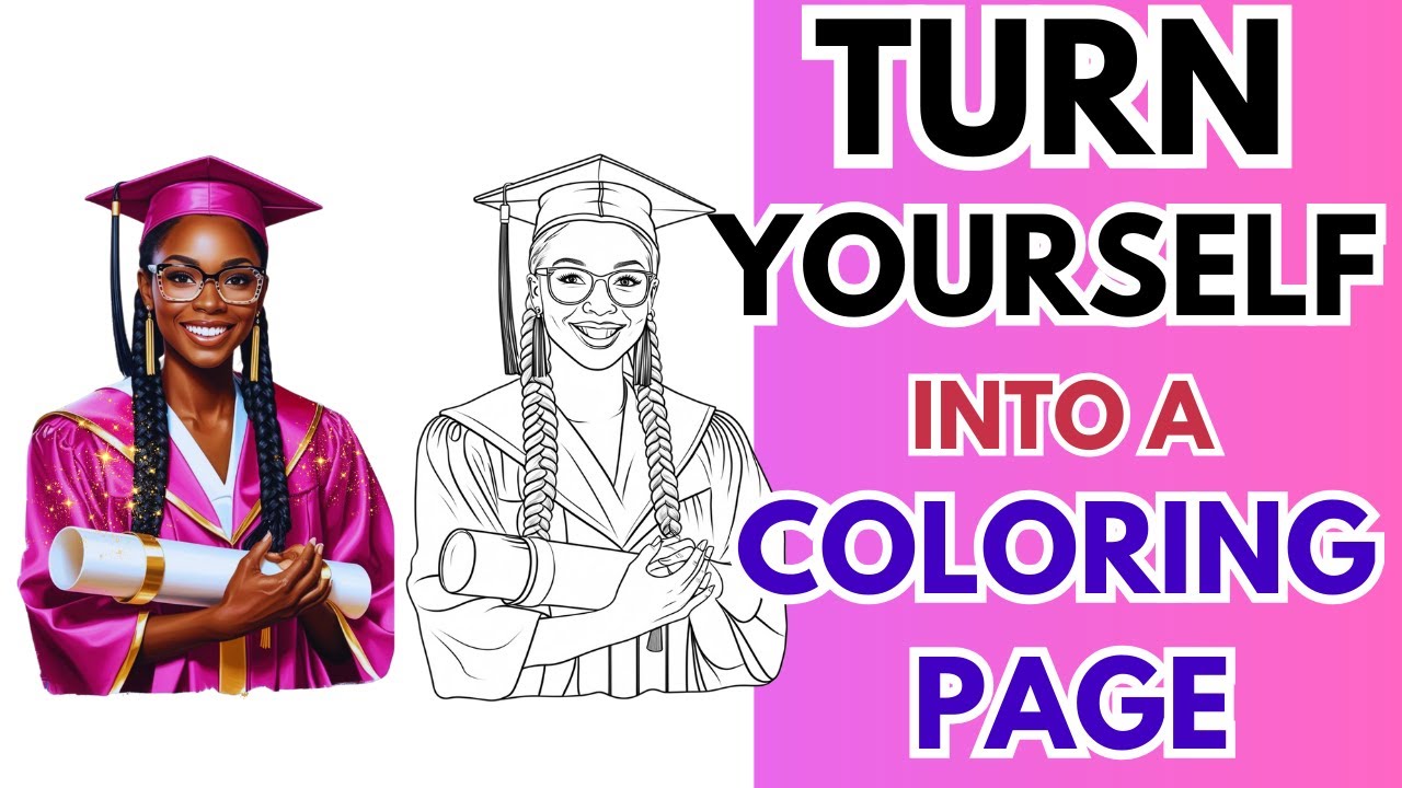 Turn Any Picture into A Coloring Page  #coloringpage #coloringbookai