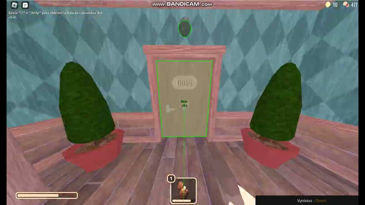 jugando doors con hacks