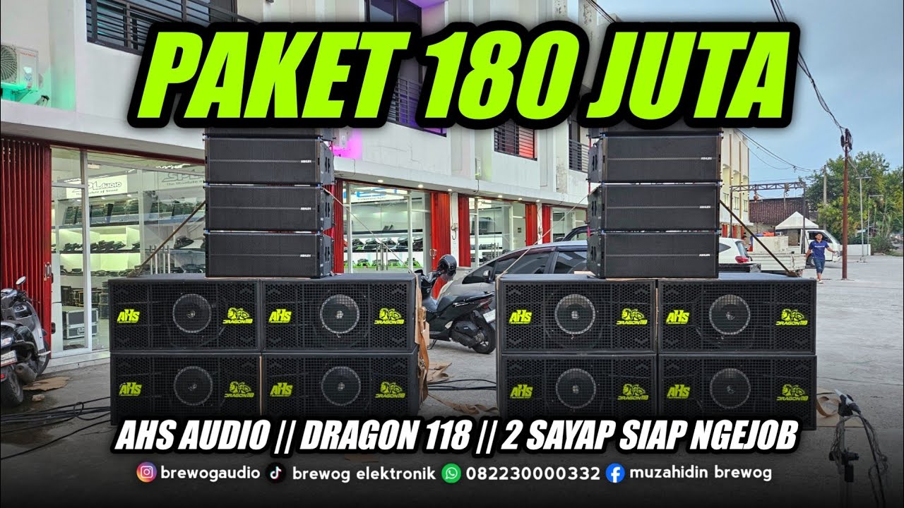BOX DRAGON 118 TERBARU !! CEK SOUND PAKET 180 JUTA AHS AUDIO KALIMANTAN !! 2 SAYAP SIAP NGEJOB 
