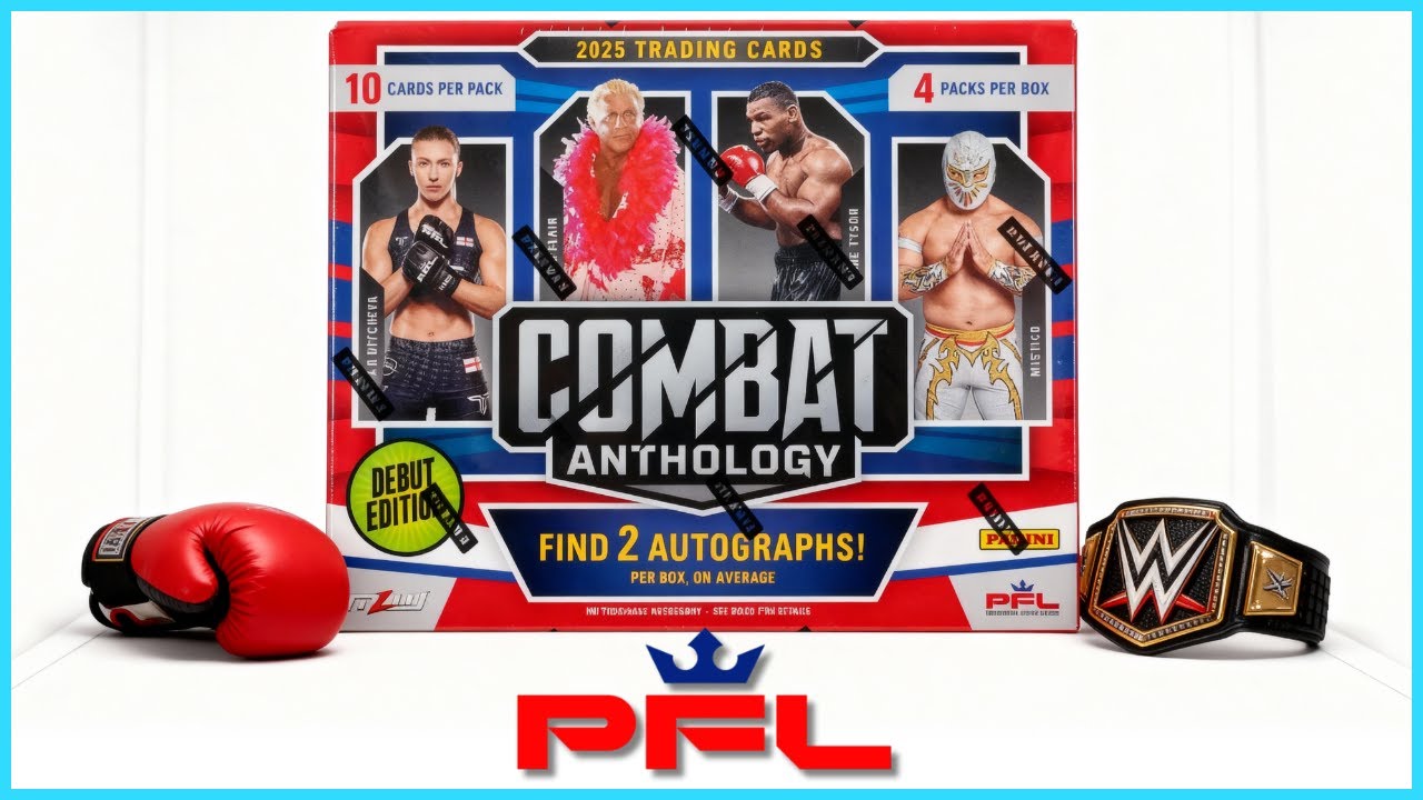 Panini PFL Combat Anthology 2025 года, прощай! Охота за Dual Auto и BABOOM начинается!