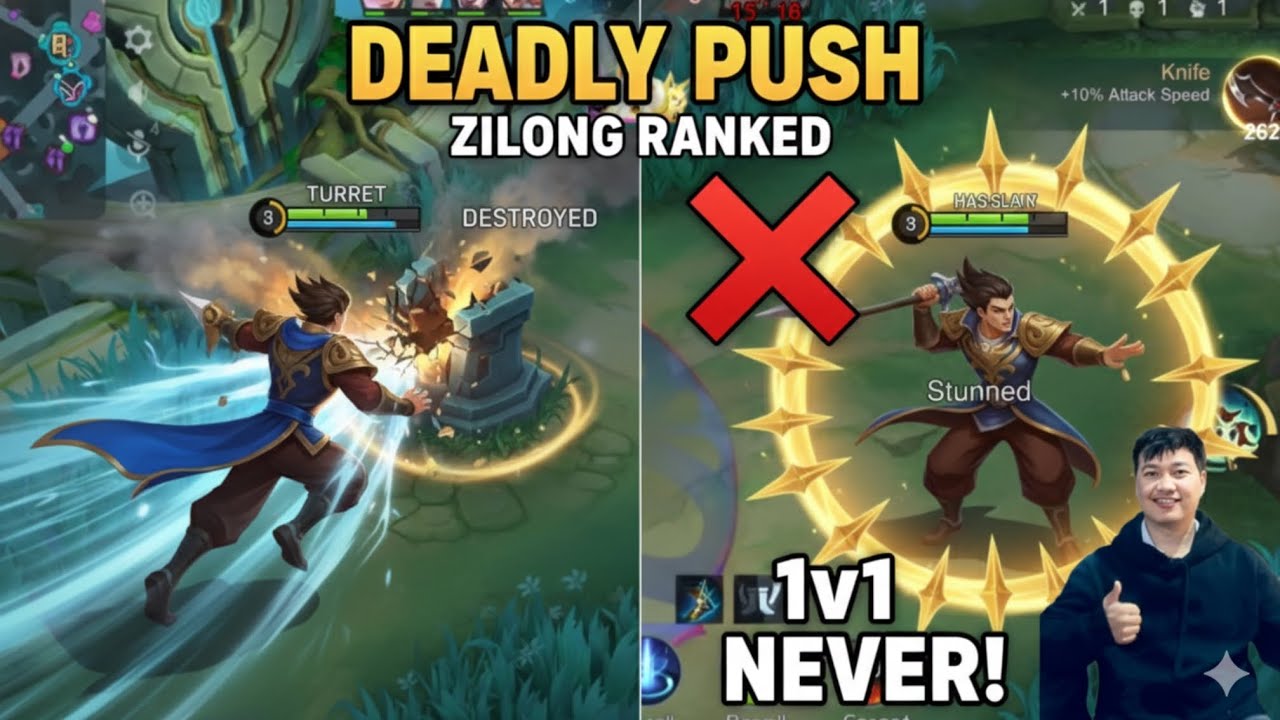 ZILONG DEADLY PUSH GUIDE: Win Any Ranked Match With This Split Push Strategy! (MLBB 2025