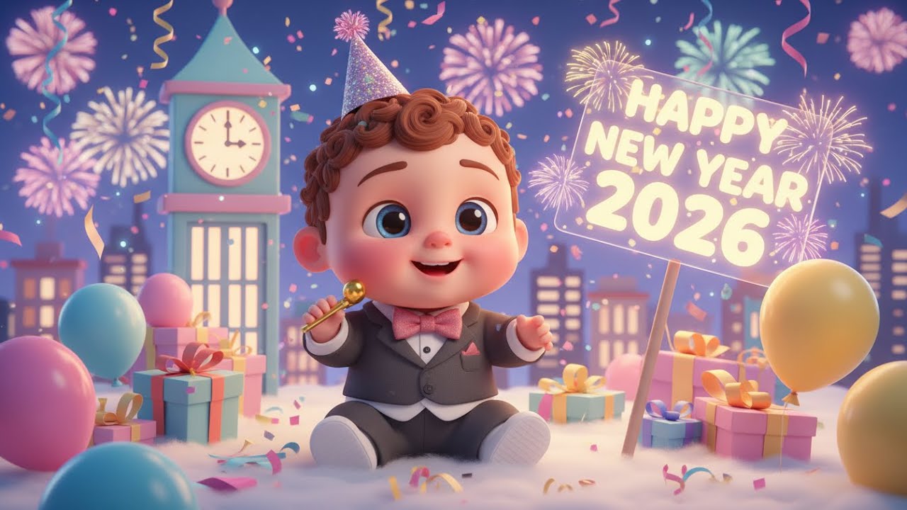 Милые малыши празднуют Новый год 🎉 | Привет, с Новым годом, малыши!