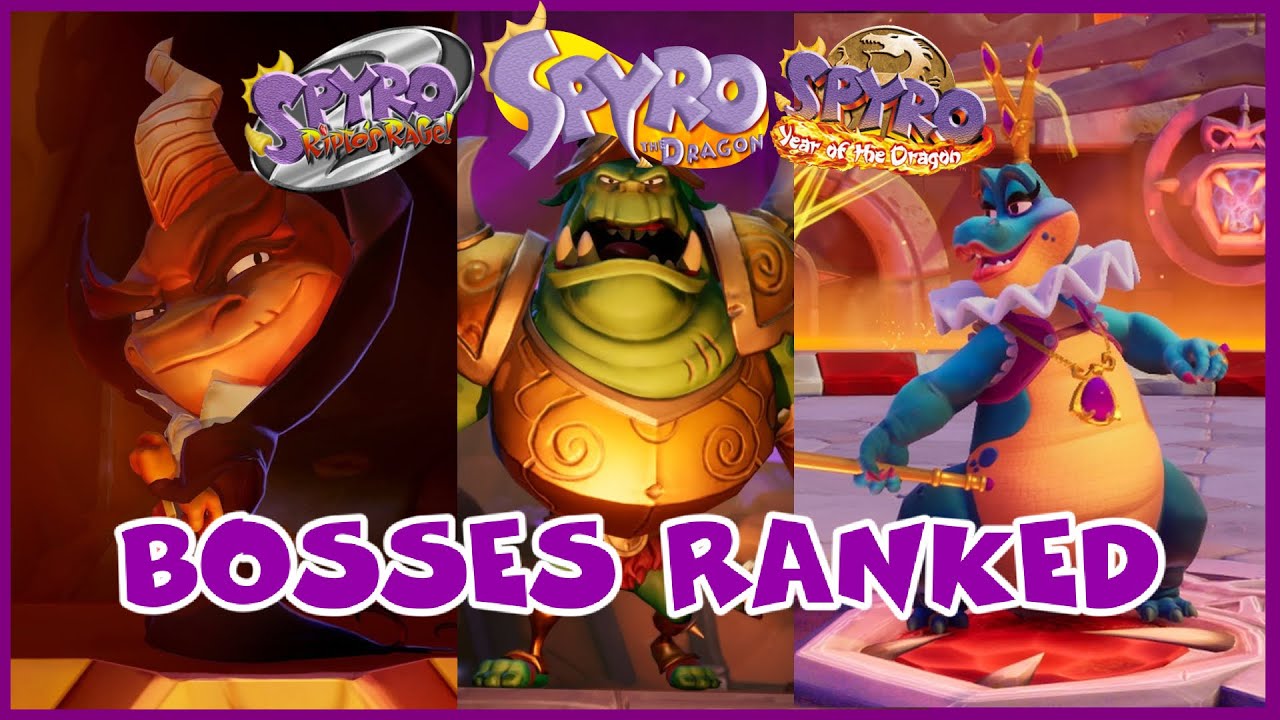 Spyro Bosses RANKED! - Reignited Trilogy