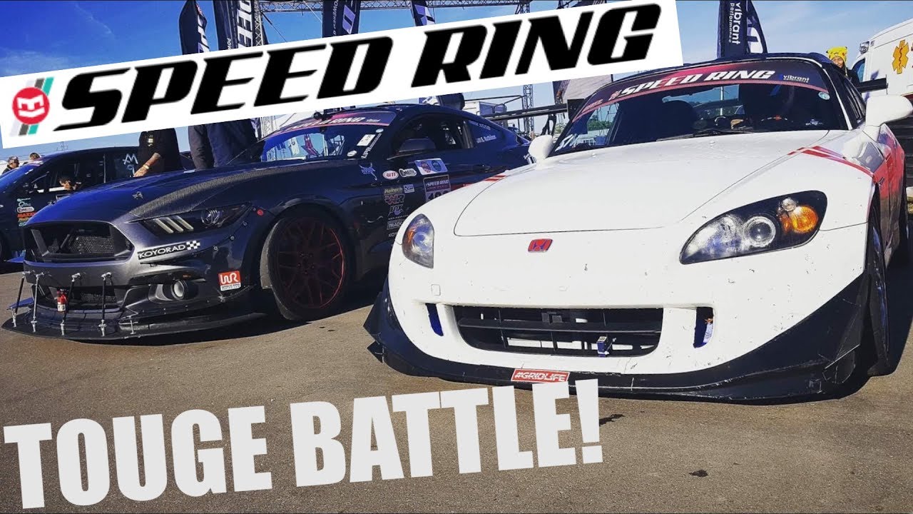 SIDEWAYS TOUGE BATTLE! S2K VS Mustang! The Speed Ring 2017 M1 Concourse