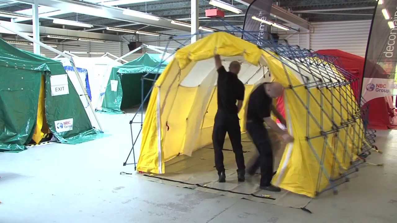 GRS - Articulated 2 line Decon Shelter
