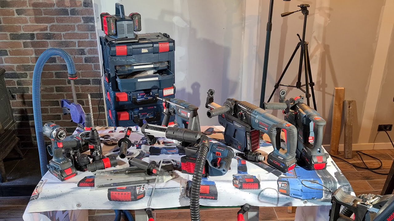 La gamme des Perfo SDS Plus en 18V Bosch.