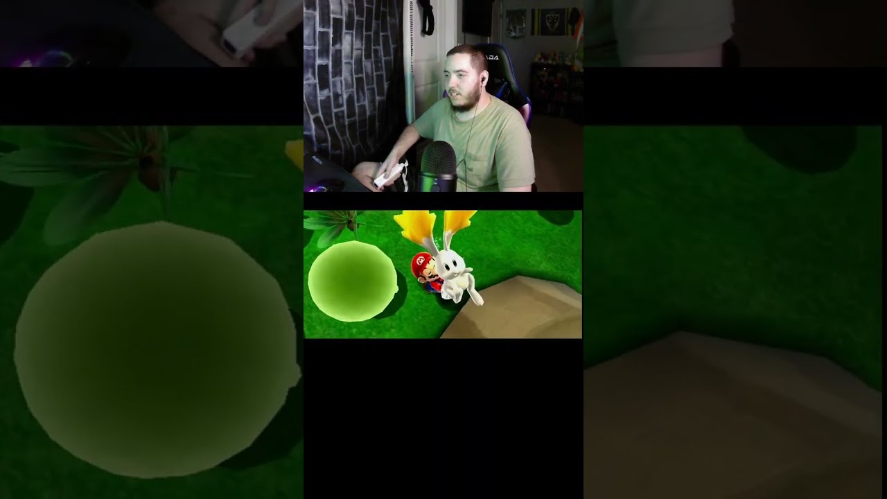 I Played Super Mario Galaxy Part 1 (DAY 11 of Daily Streaming)  | MarcFlameZ #shorts
