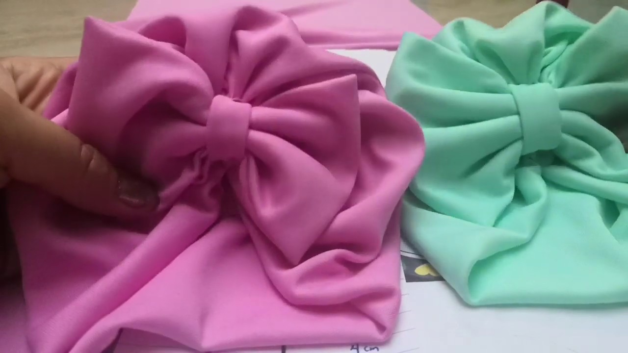 TURBANTE PARA BEBE,DIY TURBANTE PARA BEBE