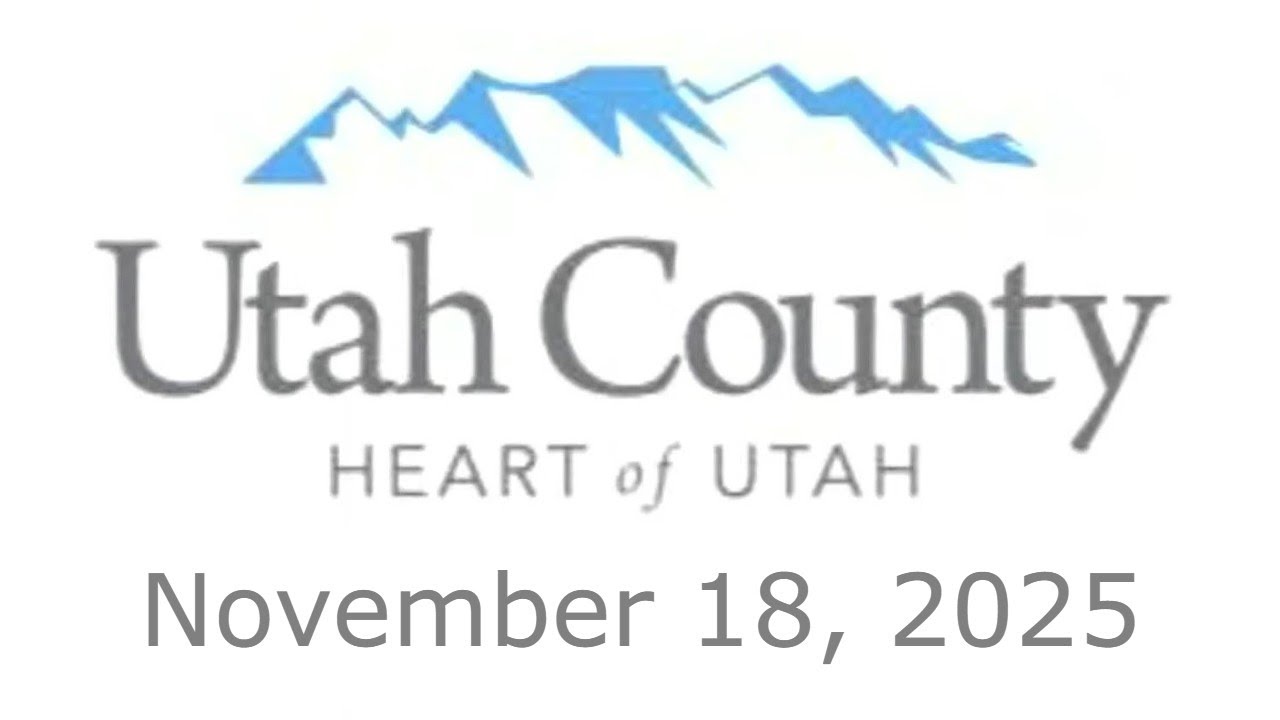 Utah County Planning Commission Public Meeting - November 18, 2025