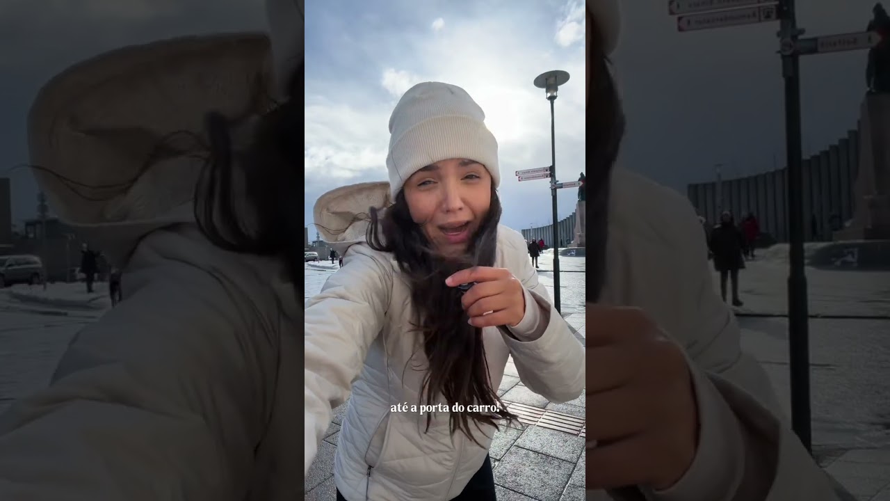 Cheguei na Islândia e vem miota AmanDICA por ai 🇮🇸❄️