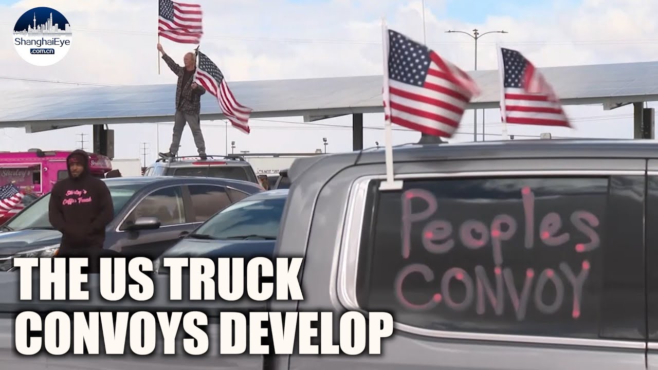 Inspired by Canada, US truck convoys develop all over the country