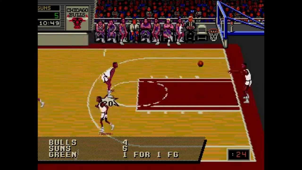 NBA Showdown 94 ... (Sega Genesis) Gameplay