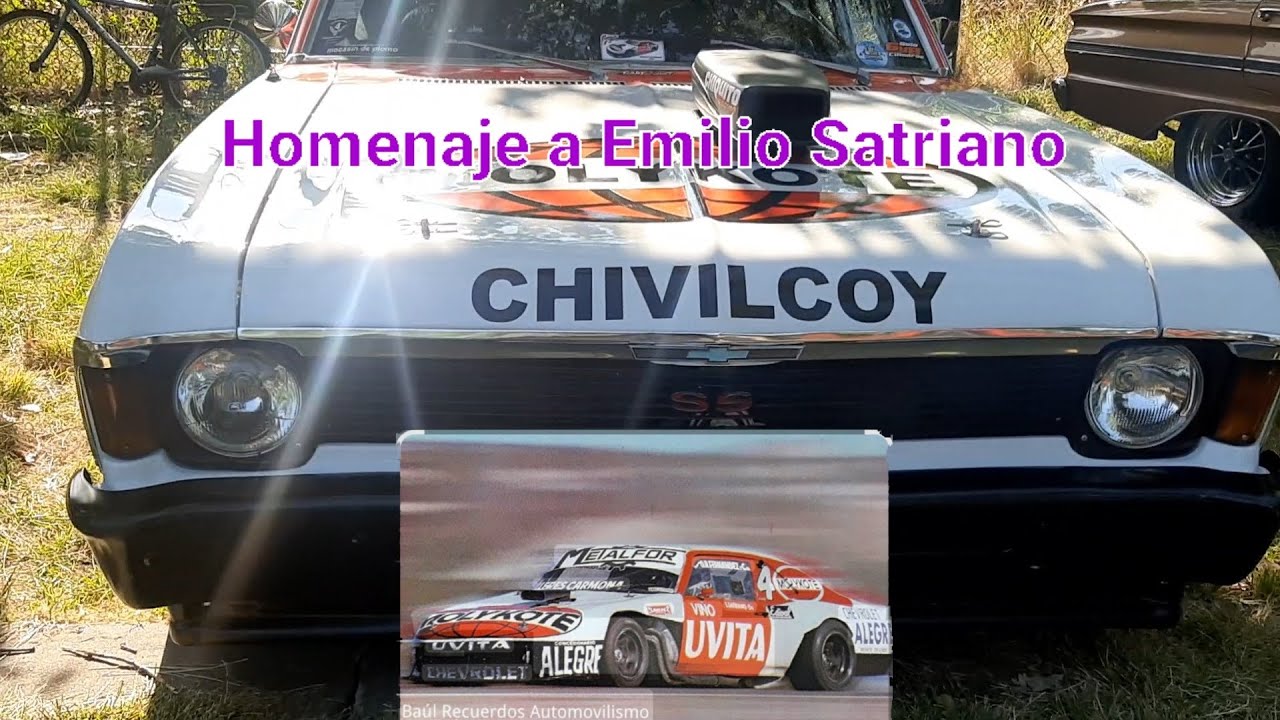 El Viejo TC, Daniel Casella le hizo un Homenaje A Don Emilio Satriano, con su propia Chevy