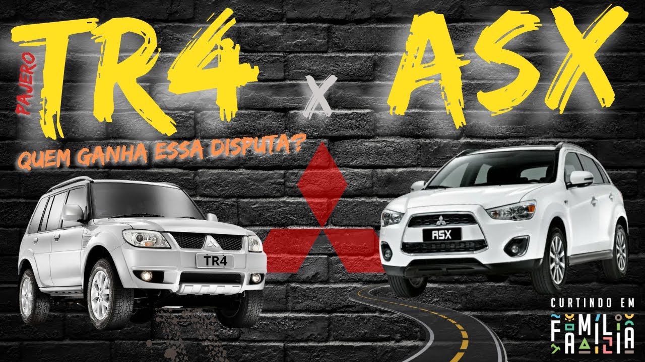 Comparativo da Pajero TR4 x ASX, Qual é a Melhor?