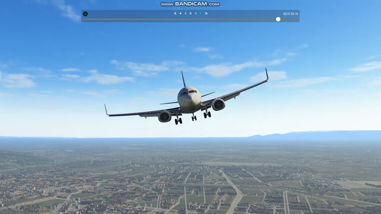 Landing Torino (Windshear approach)