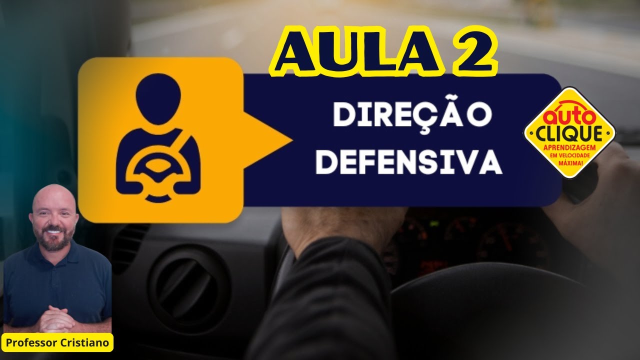 AULA 2  DIREÇÃO DEFENSIVA - PASSE DE PRIMEIRA NA PROVA DO DETRAN #provasimuladadodetran #simulado