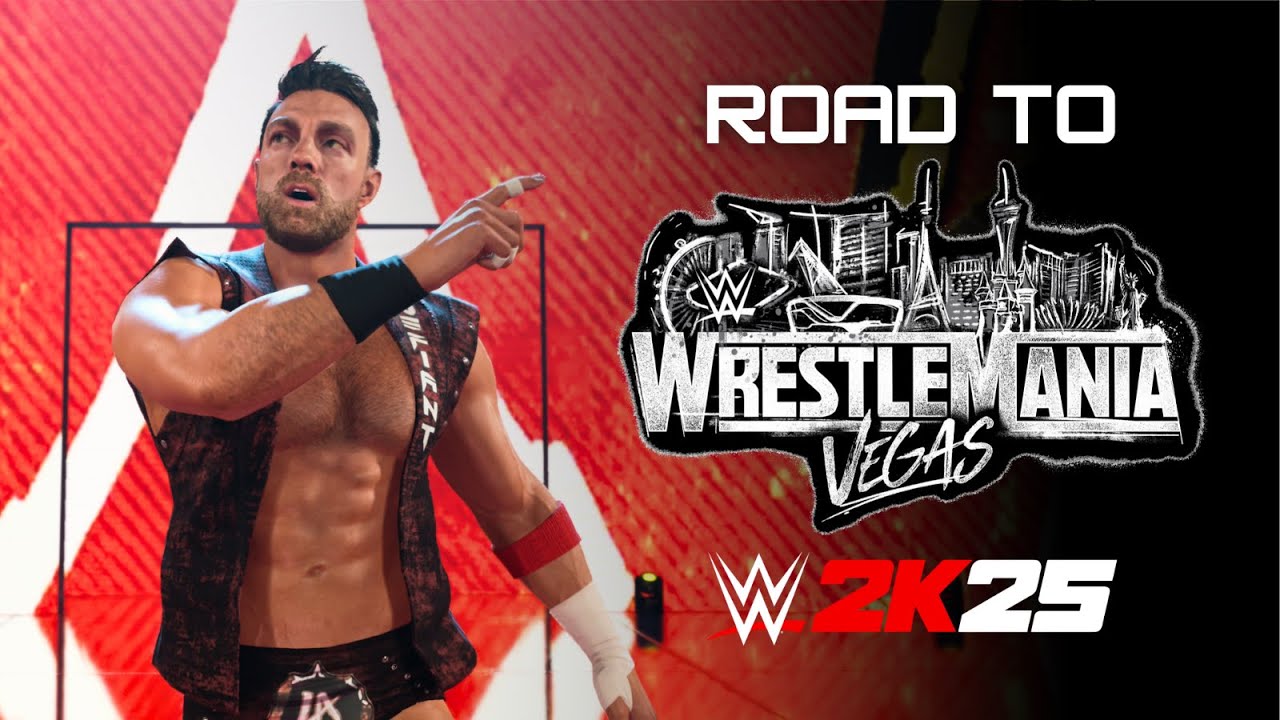 Я создал для LA Knight в WWE 2K25 дорожку к WrestleMania в стиле Smackdown vs Raw!