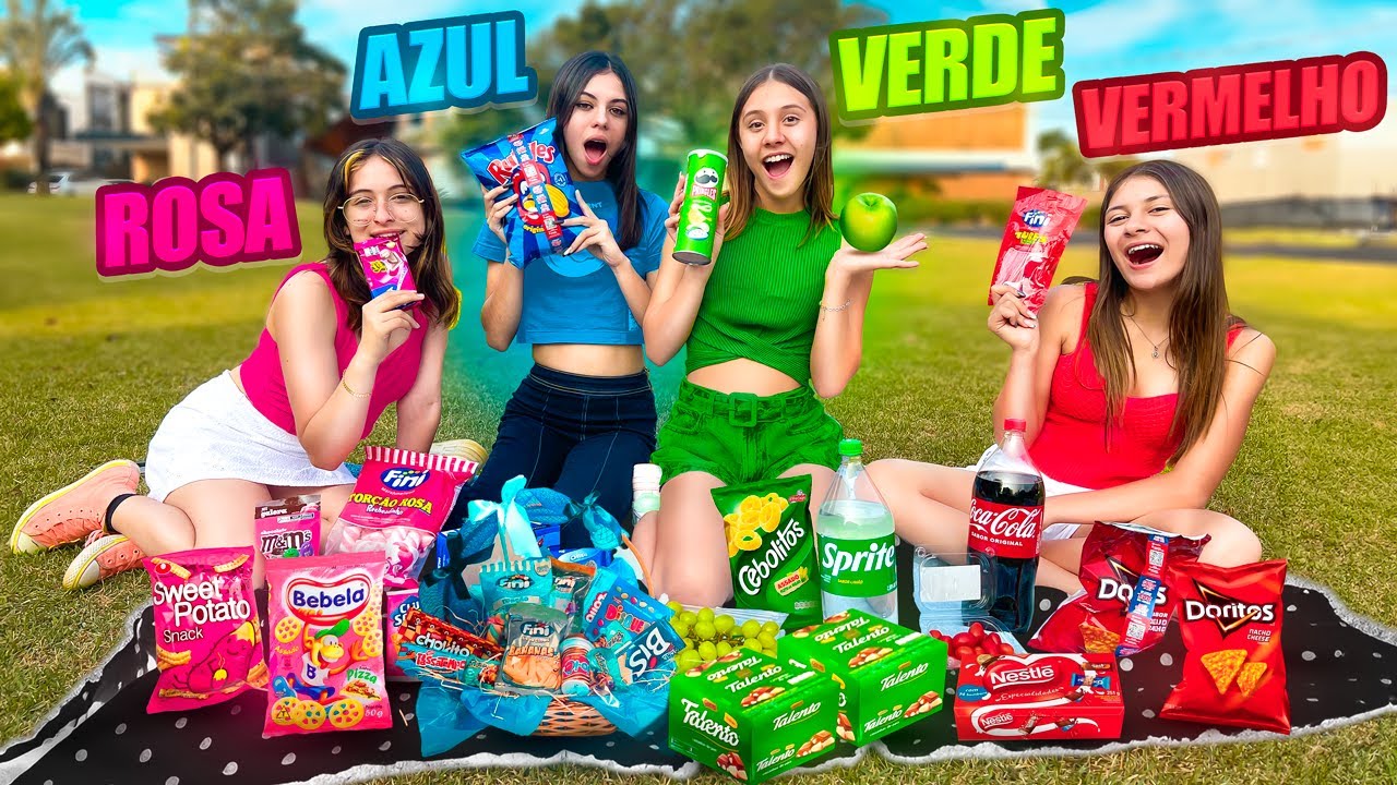 PIQUENIQUE COLORIDO COM AS PRIMAS!