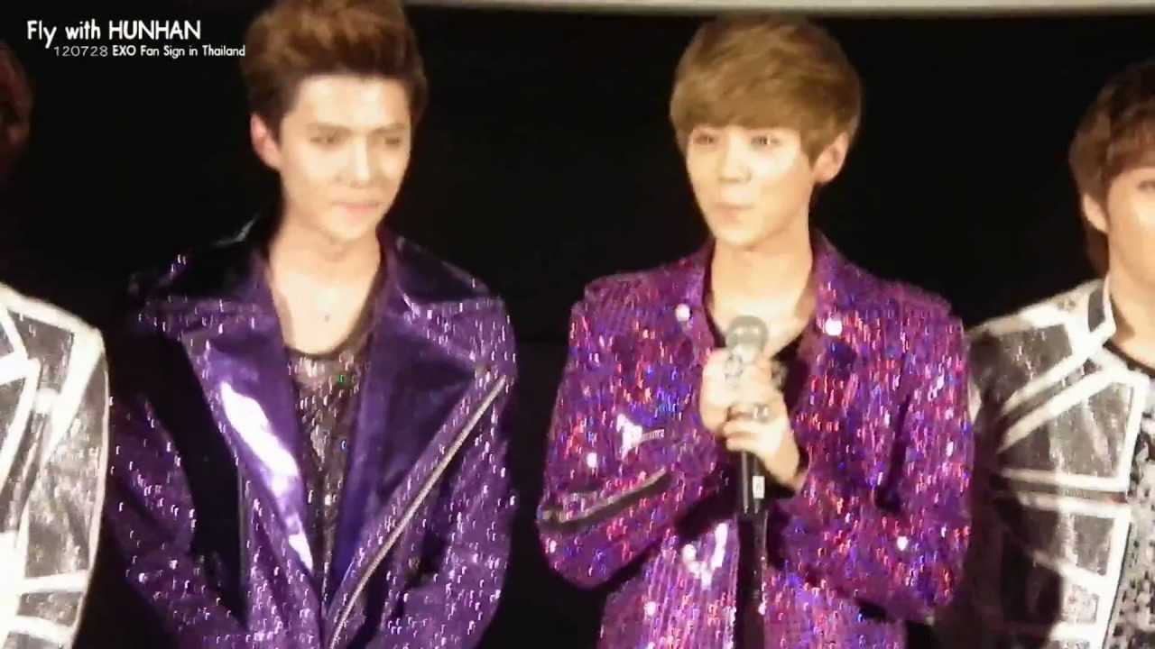 [HD] 120728 EXO Fan Sign in Thailand - HUNHAN FOCUS