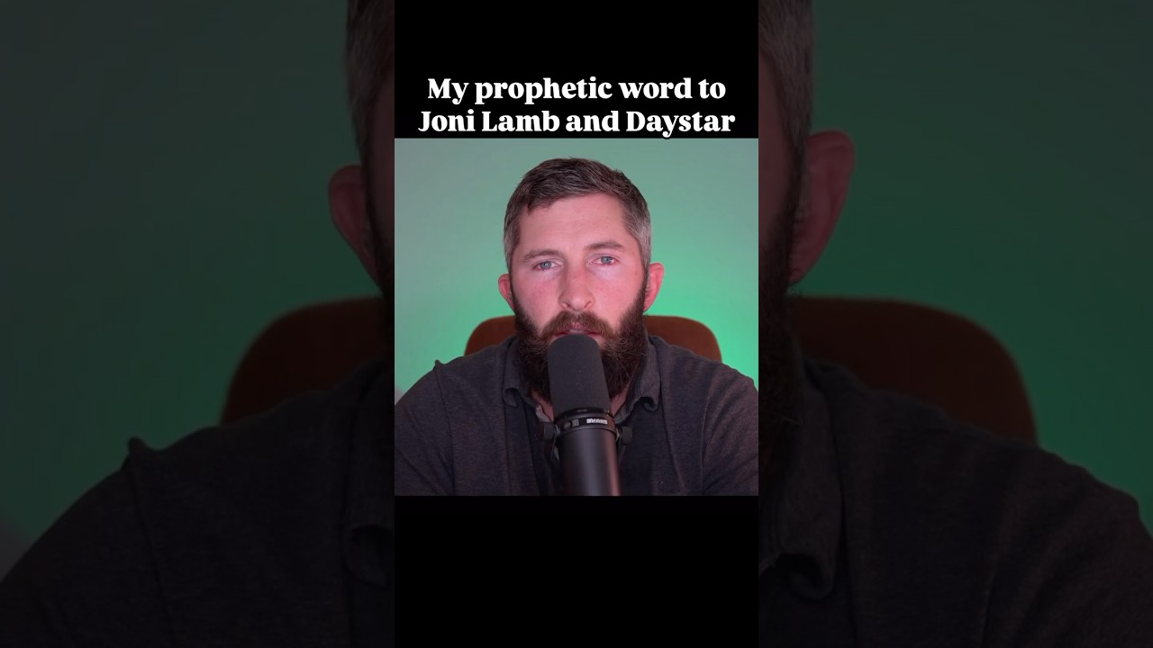 My prophetic word to Joni Lamb and Daystar - Your time is coming to an end 🧱