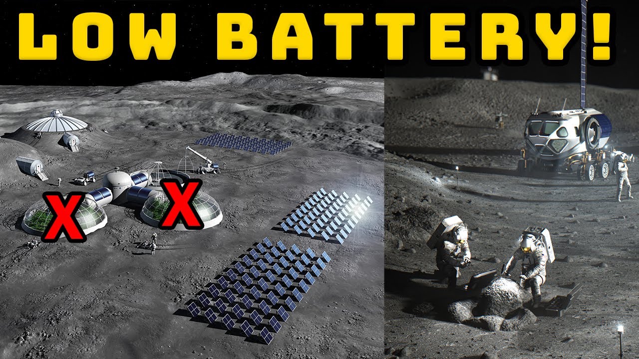 Why Lunar Colonists Will Run Out Of Energy Before Martian Colonists!