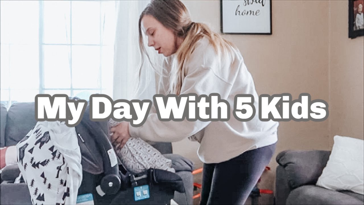 DAD LEFT! - Alone With 5 Kids! - Spend The Day With Me.