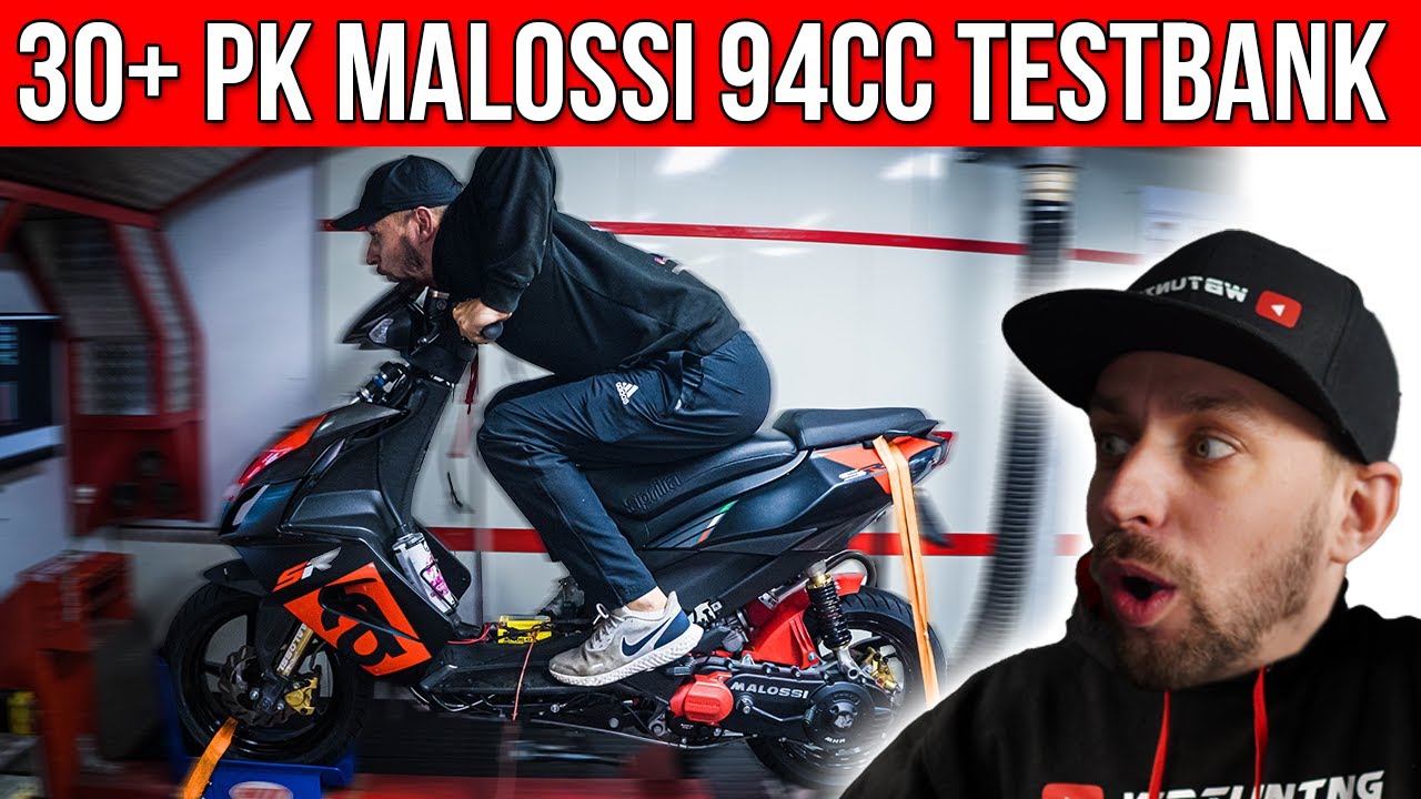 GAAN WE 30+ PK HALEN OP DE TESTBANK? | MALOSSI 94cc 🔥