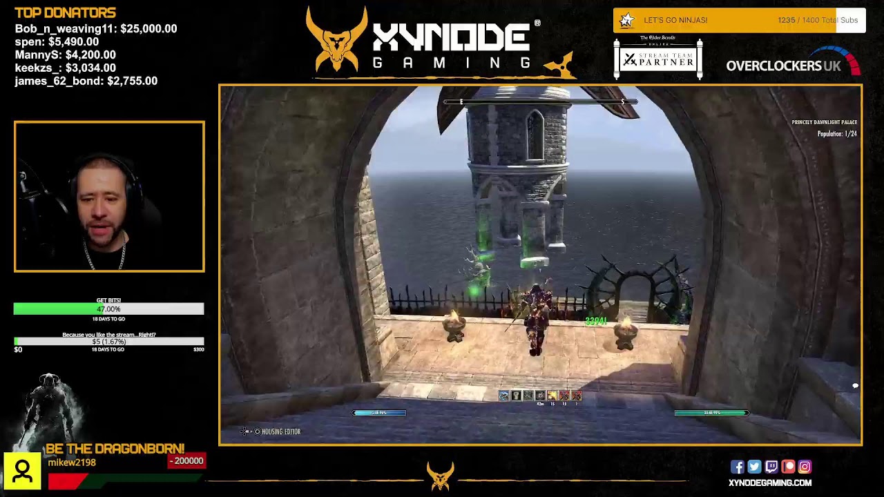 ESO chill stream digging for treasure!