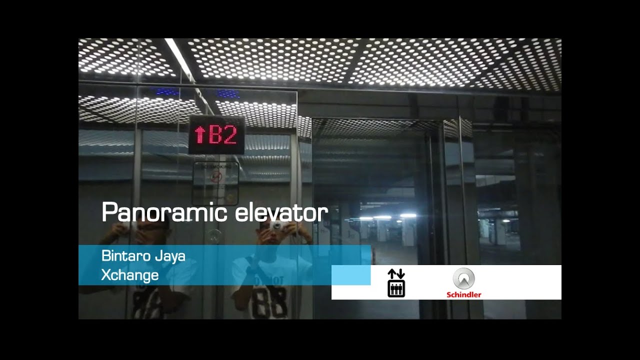 Schindler MRL Scenic Elevator at Bintaro Jaya Xchange, Tangerang